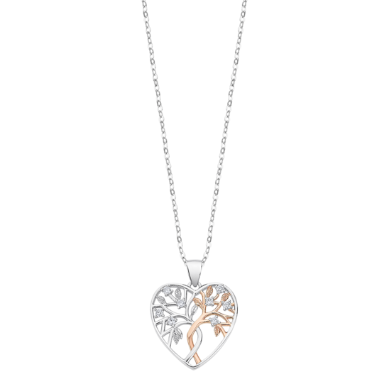 lotus COLLAR CORAZÓN LOTUS SILVER TREE OF LIFE LP3304-1/1 PLATA MUJER