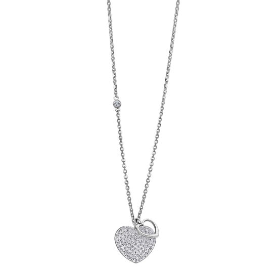 lotus COLLAR CORAZÓN LOTUS STYLE BLISS LS1861-1/1 ACERO MUJER