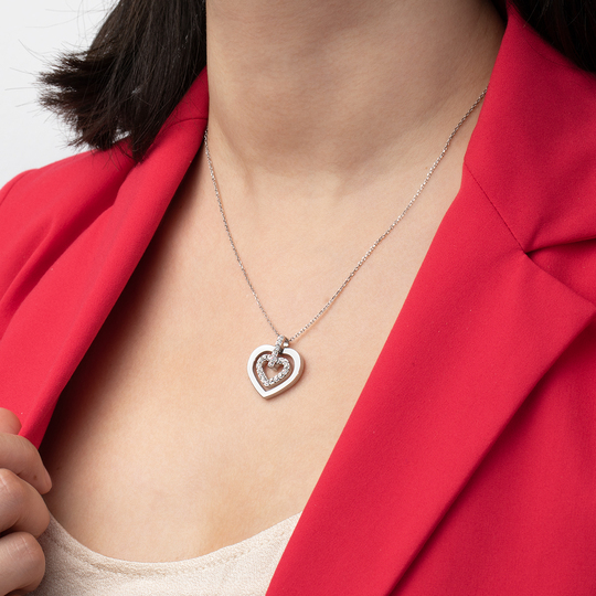 Lotus COLLAR CORAZÓN LOTUS STYLE BLISS LS1867-1/1 ACERO MUJER