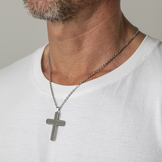 Lotus COLLAR CRUZ LOTUS STYLE LS1986-1/1 ACERO INOXIDABLE 316L HOMBRE