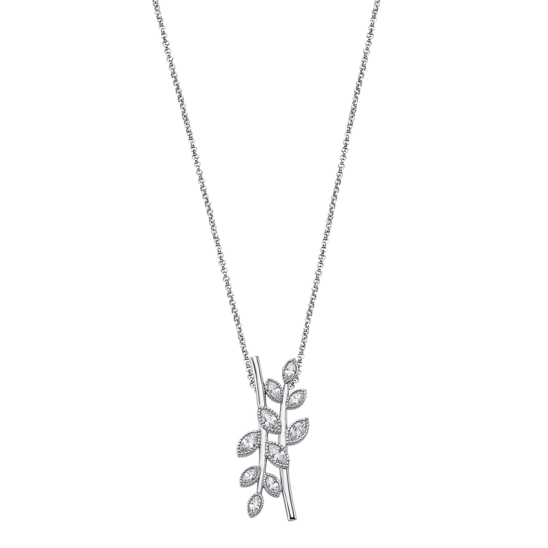 lotus COLLAR HOJA LOTUS SILVER PURE ESSENTIAL LP1783-1/1 PLATA MUJER