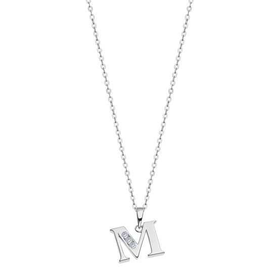 lotus COLLAR INICIALES LOTUS SILVER LP3054-1/M PLATA MUJER