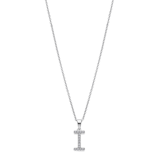 lotus COLLAR LETRA I LOTUS SILVER TRENDY LP1958-1/I PLATA MUJER