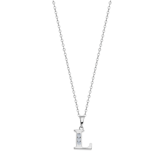 lotus COLLAR Letra L LOTUS SILVER TRENDY LP3054-1/L PLATA MUJER