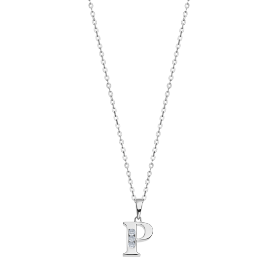 lotus COLLAR Letra P LOTUS SILVER TRENDY LP3054-1/P PLATA MUJER