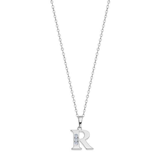 lotus COLLAR Letra R LOTUS SILVER TRENDY LP3054-1/R PLATA MUJER