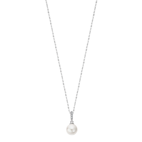 lotus COLLAR LOTUS SILVER PEARLS LP3478-1/1 PLATA MUJER