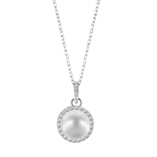 lotus COLLAR LOTUS SILVER PEARLS LP3480-1/1 PLATA MUJER