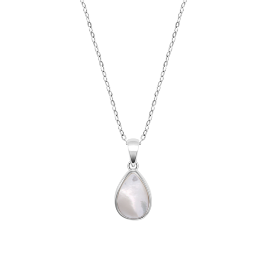 lotus COLLAR LOTUS SILVER PEARLS LP3795-1/1 PLATA MUJER
