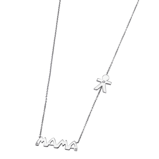 lotus COLLAR MAMÁ LOTUS SILVER MOTHER'S LOVE LP1239-1/2 PLATA MUJER