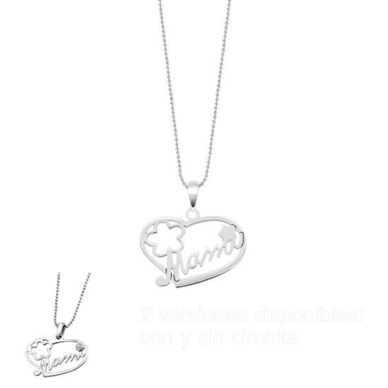 lotus COLLAR MAMÁ LOTUS SILVER MOTHER'S LOVE LP1240-1/1 PLATA MUJER