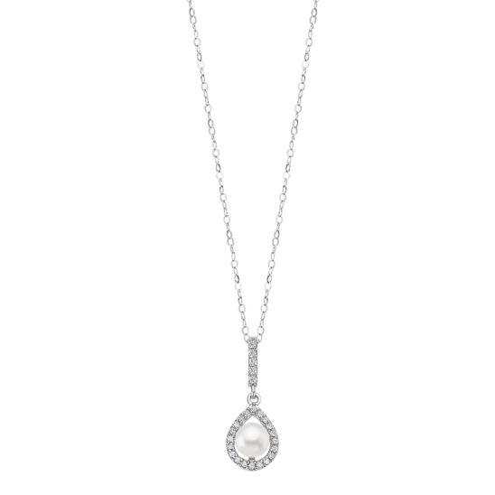 lotus COLLAR PERLA LOTUS SILVER PEARLS LP3198-1/1 PLATA MUJER