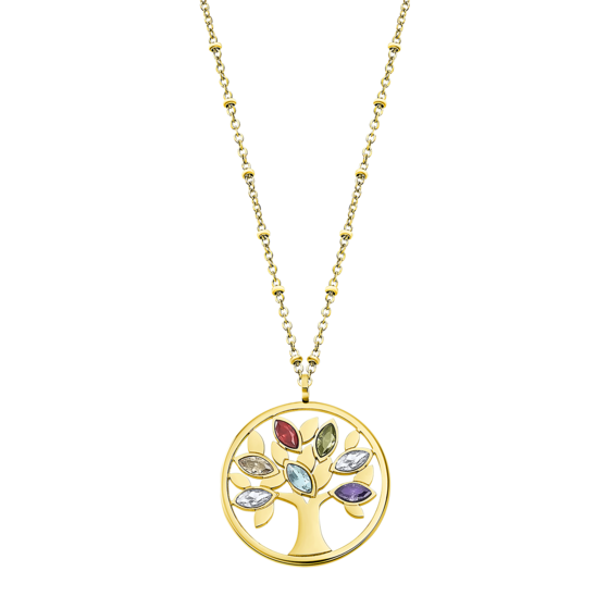 lotus COLLAR LOTUS STYLE LS2192-1/2 ACERO MUJER