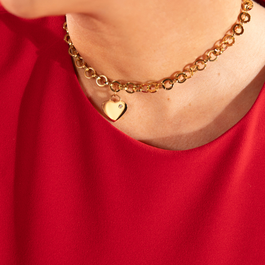 Lotus COLLAR LOTUS STYLE LS2271-1/2 ACERO MUJER