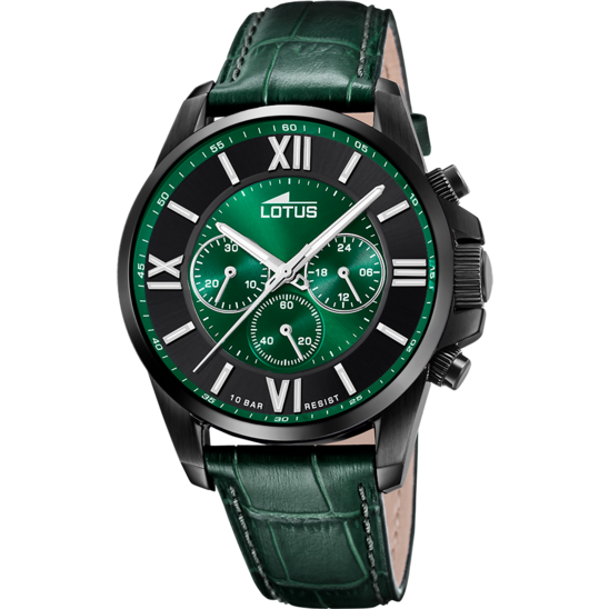 lotus LOTUS 18881/1 VERDE CUERO HOMBRE