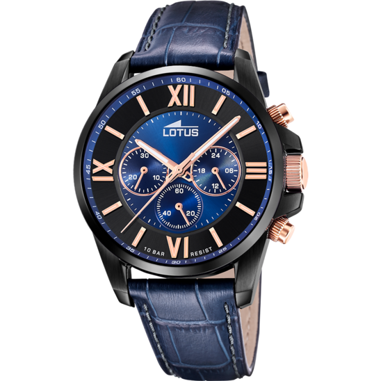 lotus LOTUS 18881/2 AZUL CUERO HOMBRE