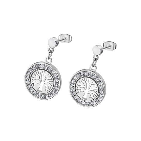 lotus PENDIENTES ÁRBOL DE VIDA LOTUS STYLE LS2181-4/1 ACERO MUJER