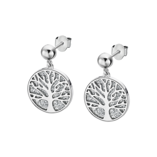 lotus PENDIENTES ÁRBOL DE VIDA LOTUS STYLE LS2225-4/1 ACERO MUJER