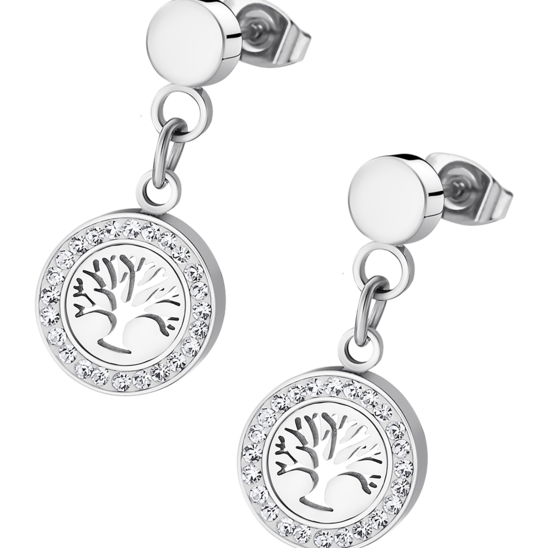 lotus PENDIENTES ÁRBOL DE VIDA LOTUS STYLE RAINBOW LS1869-4/1 ACERO MUJER