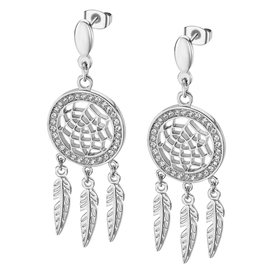 lotus PENDIENTES ATRAPASUEÑOS LOTUS STYLE LS2185-4/1 ACERO MUJER