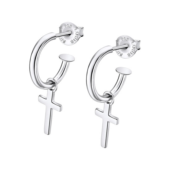 lotus PENDIENTES CRUZ LOTUS SILVER TRENDY LP1223-4/5 PLATA MUJER