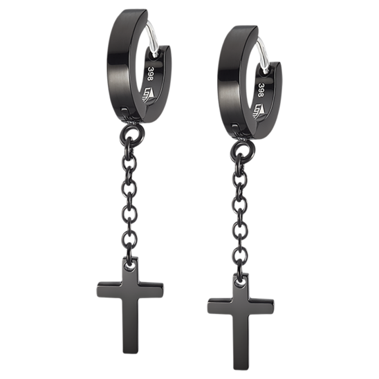 lotus PENDIENTES CRUZ LOTUS STYLE LS2173-4/2 ACERO INOXIDABLE 316L HOMBRE