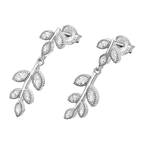 lotus PENDIENTES HOJA LOTUS SILVER PURE ESSENTIAL LP1783-4/1 PLATA MUJER