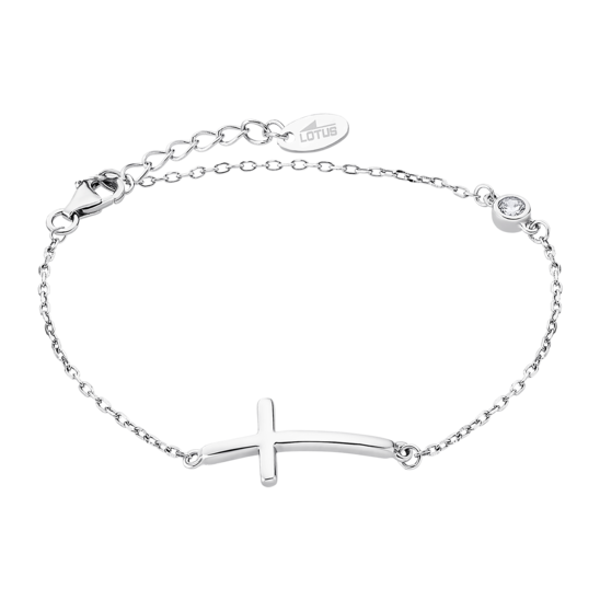 lotus PULSERA CRUZ LOTUS SILVER TRENDY LP1918-2/1 PLATA MUJER