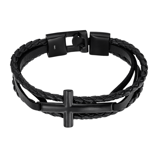lotus PULSERA CRUZ LOTUS STYLE MEN IN BLACK LS2380-2/1 ACERO INOXIDABLE 316L HOMBRE