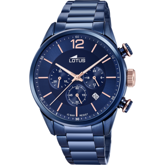 lotus RELOJ DE HOMBRE LOTUS CHRONO CON ESFERA AZUL 18680/2