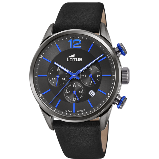 lotus RELOJ DE HOMBRE LOTUS CHRONO CON ESFERA NEGRA 18687/3