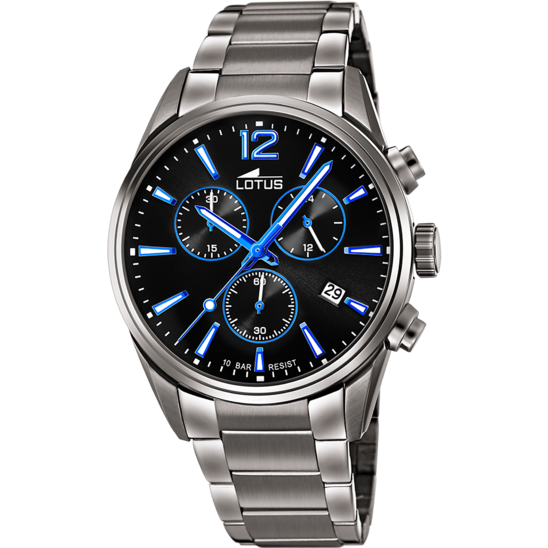 lotus RELOJ DE HOMBRE LOTUS CHRONO CON ESFERA NEGRA 18682/6