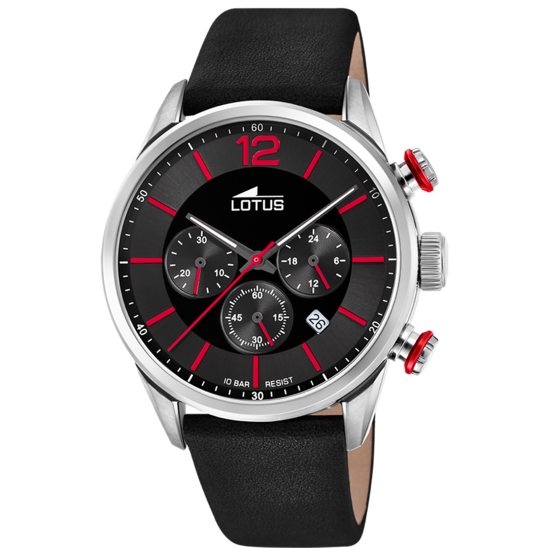 lotus RELOJ DE HOMBRE LOTUS CHRONO CON ESFERA NEGRA 18689/6