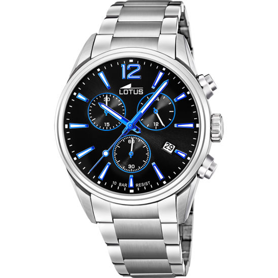 lotus RELOJ DE HOMBRE LOTUS CHRONO CON ESFERA NEGRA 18690/6
