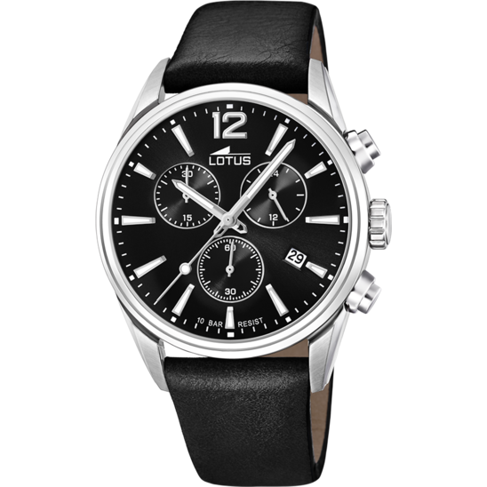 lotus RELOJ DE HOMBRE LOTUS CHRONO CON ESFERA NEGRA 18691/3