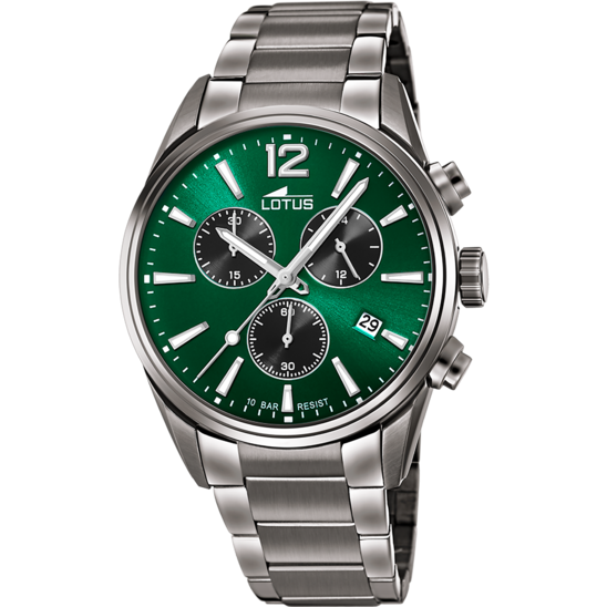 lotus RELOJ DE HOMBRE LOTUS CHRONO CON ESFERA VERDE 18682/4