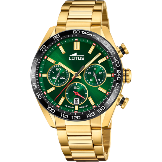 lotus RELOJ DE HOMBRE LOTUS CHRONO CON ESFERA VERDE 18917/5