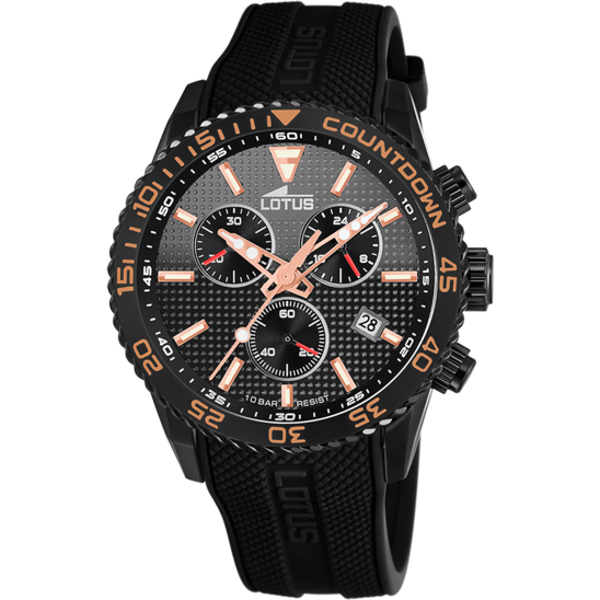 lotus RELOJ DE HOMBRE LOTUS COLOR CON ESFERA NEGRA 18672/C