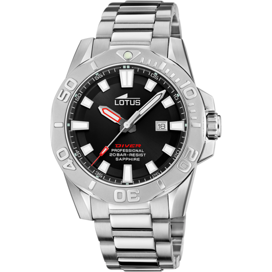 lotus RELOJ DE HOMBRE LOTUS DIVER CON ESFERA NEGRA 18926/6