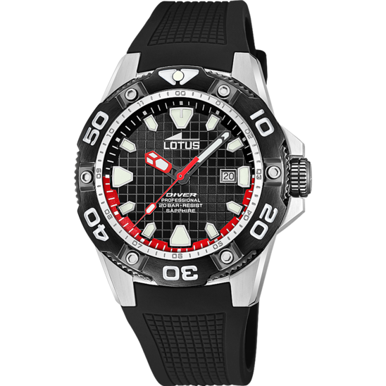 lotus RELOJ DE HOMBRE LOTUS DIVER CON ESFERA NEGRA 18927/4