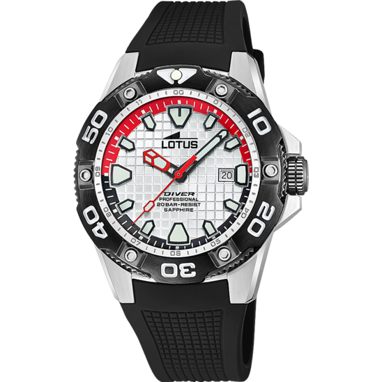 lotus RELOJ DE HOMBRE LOTUS DIVER CON ESFERA PLATEADA 18927/1