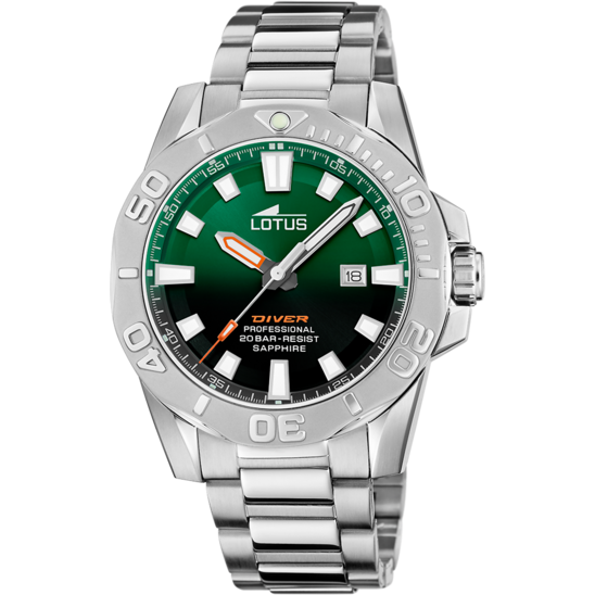 lotus RELOJ DE HOMBRE LOTUS DIVER CON ESFERA VERDE 18926/5