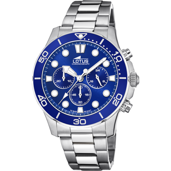 lotus RELOJ DE HOMBRE LOTUS EXCELLENT CON ESFERA AZUL 18756/1