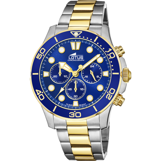 lotus RELOJ DE HOMBRE LOTUS EXCELLENT CON ESFERA AZUL 18757/1