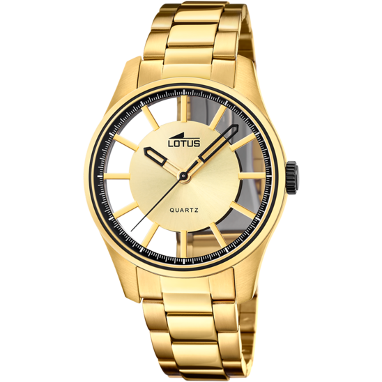 lotus RELOJ DE HOMBRE LOTUS EXCELLENT CON ESFERA DORADO 18903/1