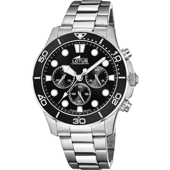 lotus RELOJ DE HOMBRE LOTUS EXCELLENT CON ESFERA NEGRA 18756/3