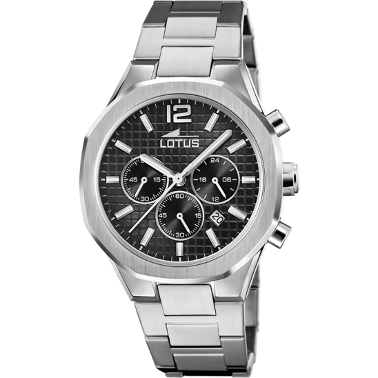 lotus RELOJ DE HOMBRE LOTUS EXCELLENT CON ESFERA NEGRA 18847/3