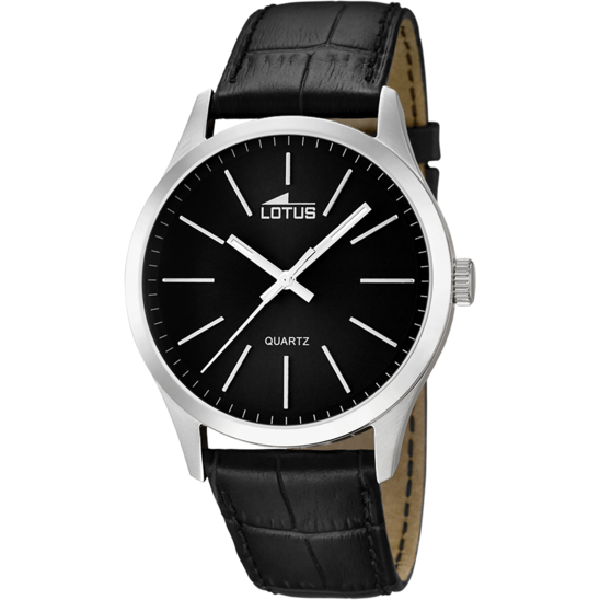 lotus RELOJ DE HOMBRE LOTUS MINIMALIST CON ESFERA NEGRA 15961/3