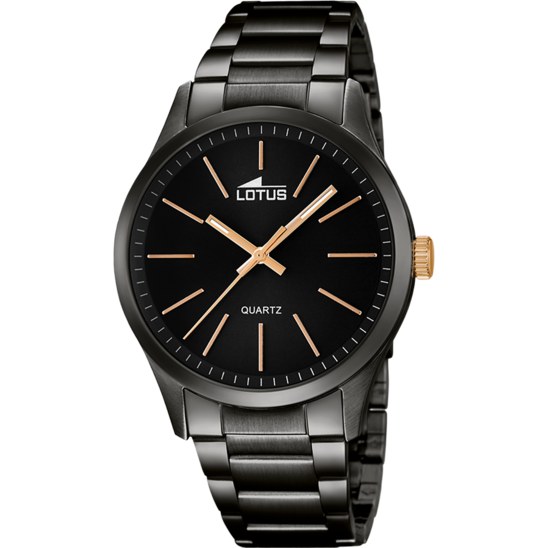 lotus RELOJ DE HOMBRE LOTUS MINIMALIST CON ESFERA NEGRA 18162/2