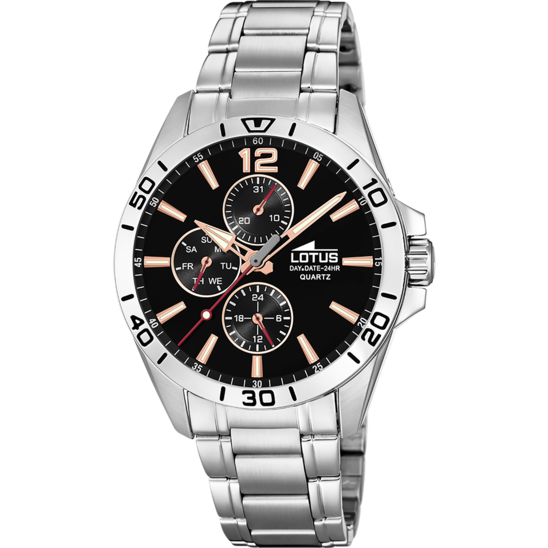 lotus RELOJ DE HOMBRE LOTUS MULTIFUNCTION CON ESFERA NEGRA 18812/6